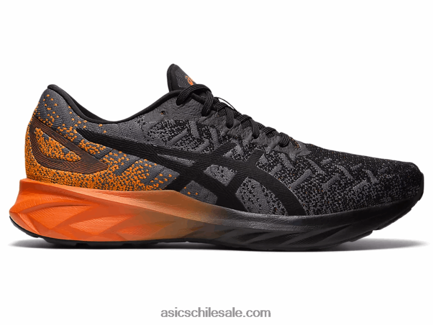hombres Asics dinablasto R8N4462002 negro/naranja caléndula