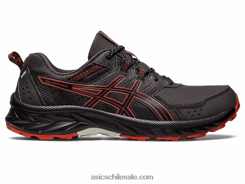 hombres Asics empresa de gel 9 R8N44684 gris grafito/latte especiado