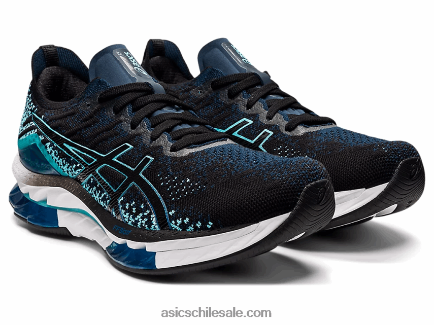 hombres Asics explosión de gel-kinsei R8N4461510 negro/menta helada