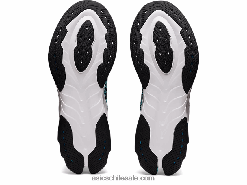 hombres Asics explosión de gel-kinsei R8N4461510 negro/menta helada