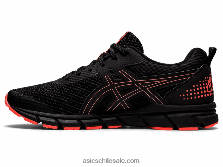 hombres Asics gel-33 R8N446896 negro/coral relámpago