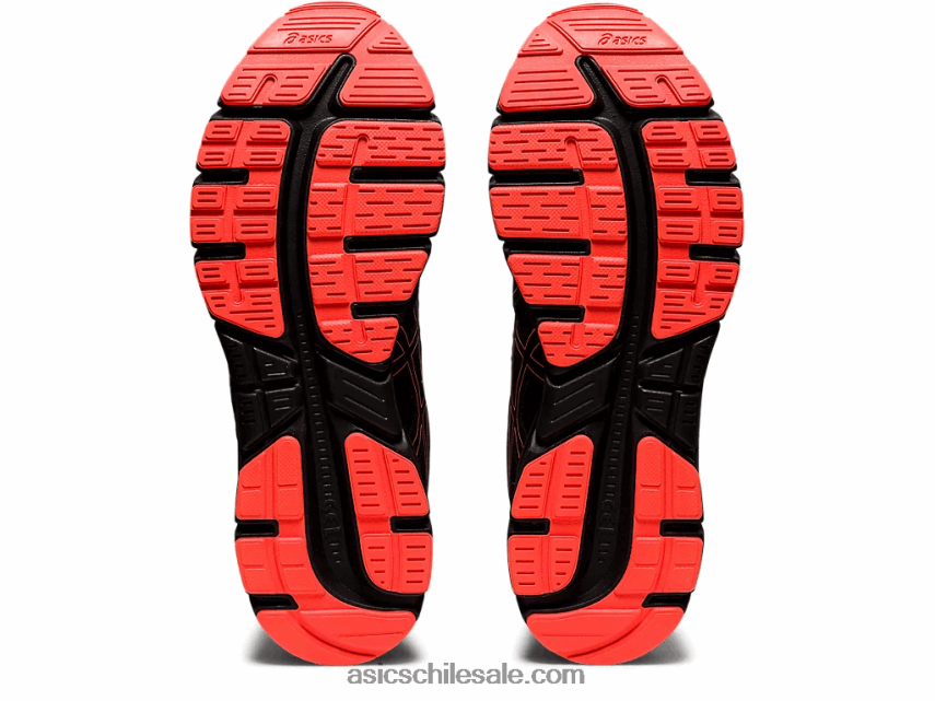 hombres Asics gel-33 R8N446896 negro/coral relámpago
