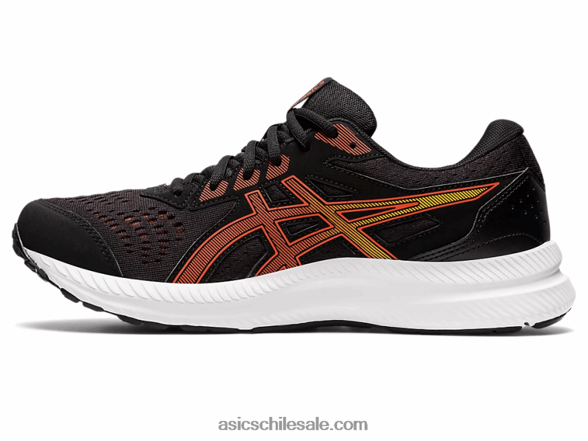 hombres Asics gel-contender 8 R8N446722 tomate negro/cherry