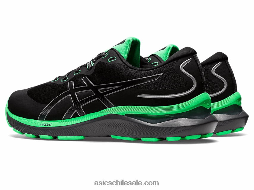 hombres Asics gel-cumulus 24 lite-show R8N446699 negro/hoja nueva