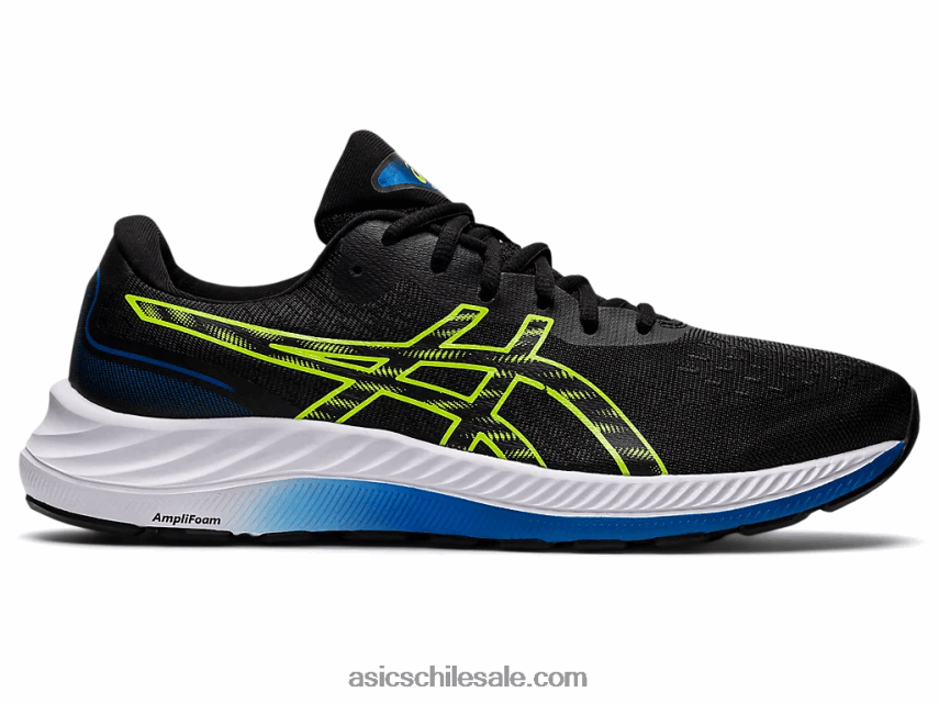 hombres Asics gel-excite 9 R8N4461319 negro/verde peligro