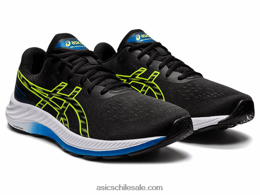 hombres Asics gel-excite 9 R8N4461319 negro/verde peligro