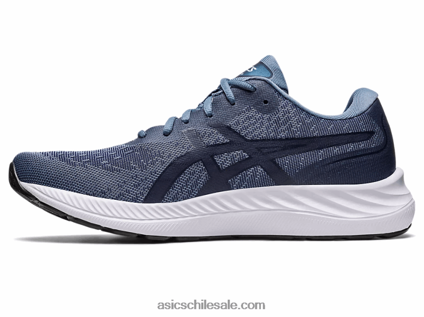 hombres Asics gel-excite 9 R8N446162 azul acero/medianoche