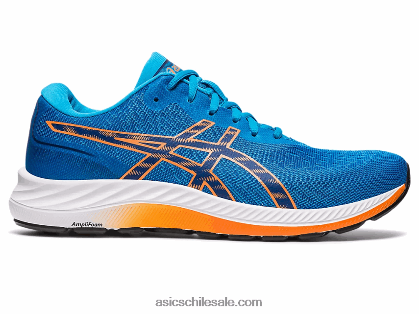 hombres Asics gel-excite 9 R8N446456 azul isla/melocotón sol