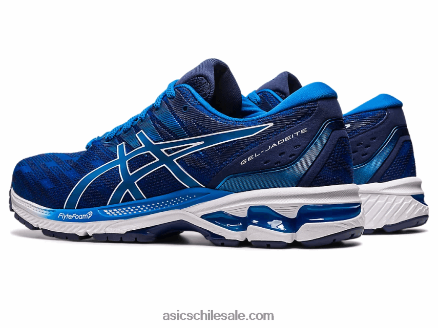 hombres Asics gel-jadeíta R8N446372 océano profundo/blanco