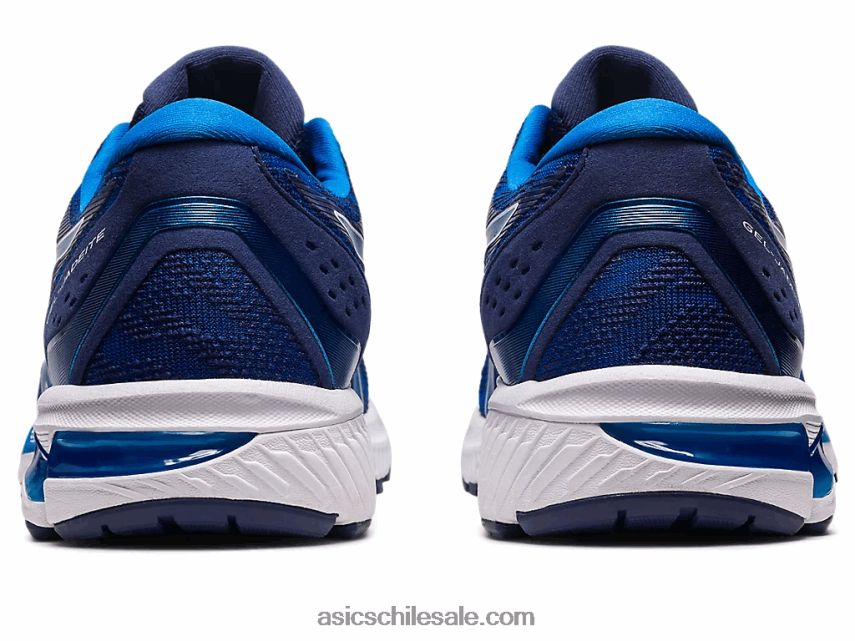 hombres Asics gel-jadeíta R8N446372 océano profundo/blanco