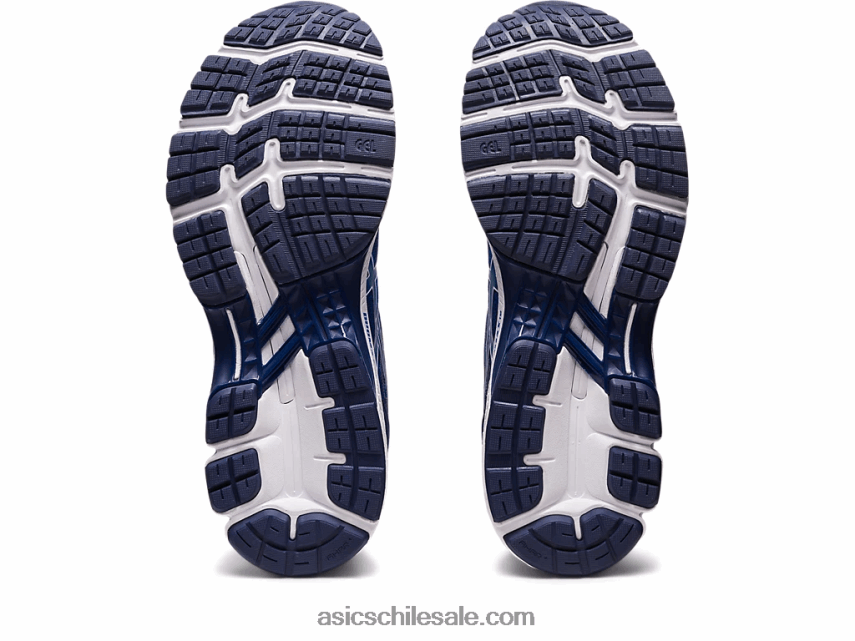 hombres Asics gel-jadeíta R8N446372 océano profundo/blanco