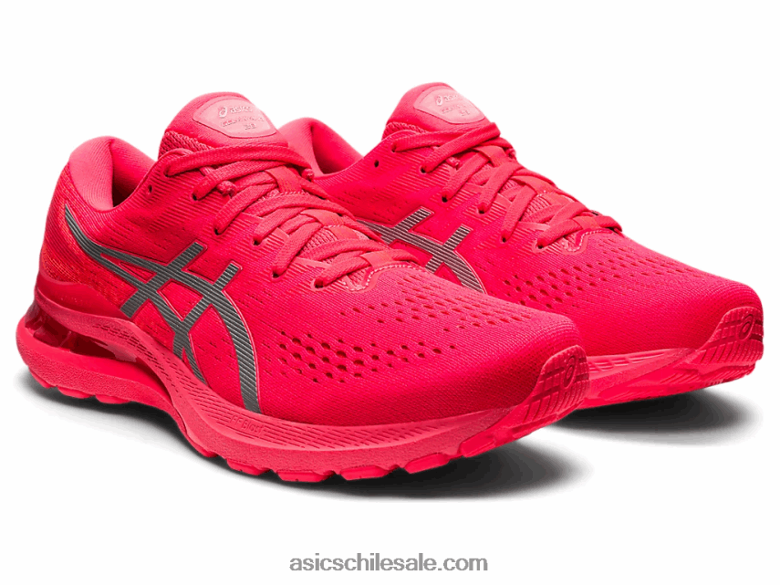 hombres Asics gel-kayano 28 lite-espectáculo R8N4461458 espectáculo ligero/flash rojo