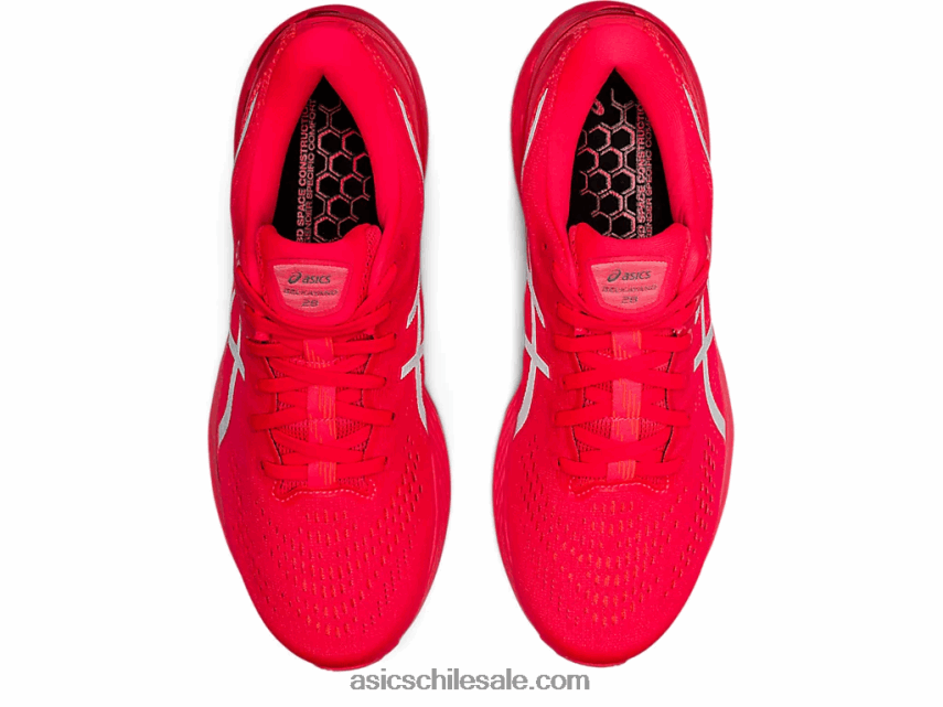hombres Asics gel-kayano 28 lite-espectáculo R8N4461458 espectáculo ligero/flash rojo