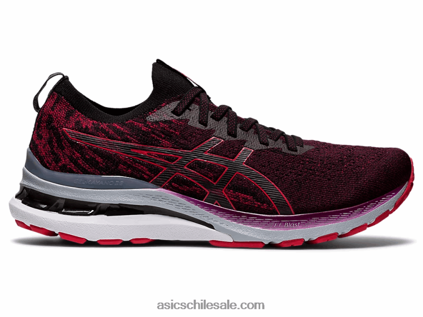 hombres Asics gel-kayano 28 mk R8N4461623 Marte profundo/rojo eléctrico