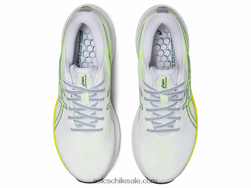 hombres Asics gel-kayano 29 R8N4461178 blanco/pino aterciopelado