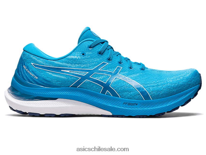 hombres Asics gel-kayano 29 R8N446383 isla azul/blanco