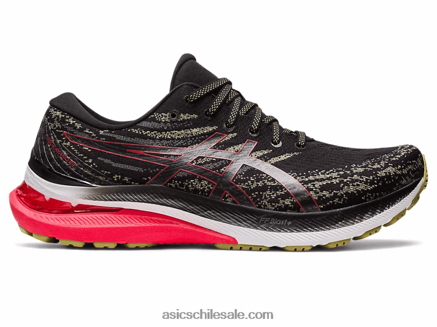 hombres Asics gel-kayano 29 R8N446431 negro/rojo eléctrico