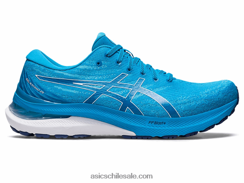 hombres Asics gel-kayano 29 ancho R8N446400 isla azul/blanco