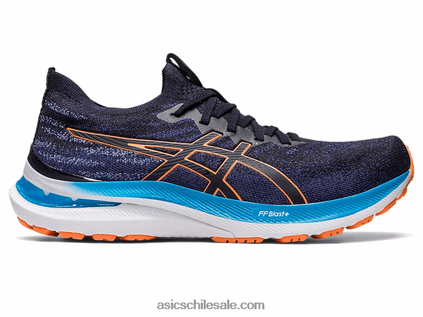 hombres Asics gel-kayano 29 mk R8N446622 azul índigo/melocotón sol