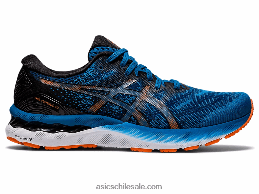 hombres Asics gel-nimbus 23 R8N4461945 azul renacido/negro