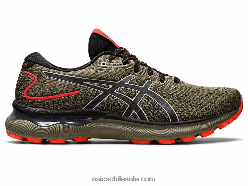 hombres Asics gel-nimbus 24tr R8N446788 baño de naturaleza/oliva