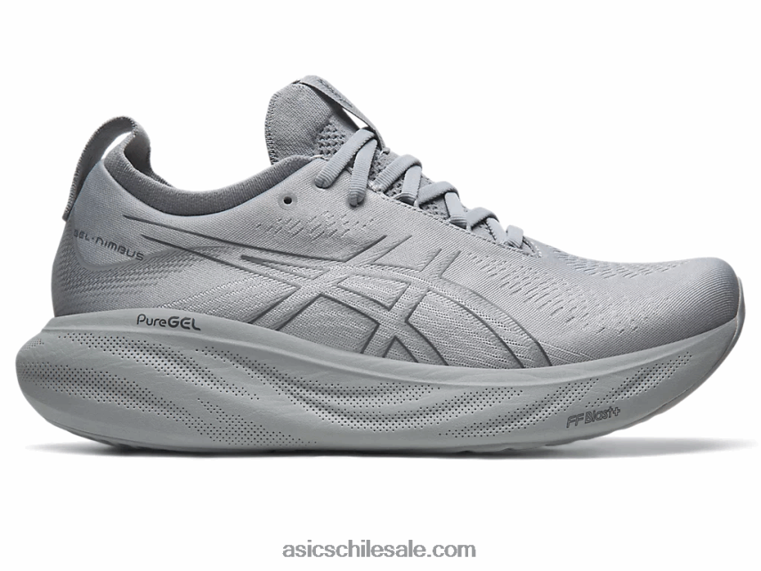 hombres Asics gel-nimbus 25 R8N446332 placas de yeso/gris portador