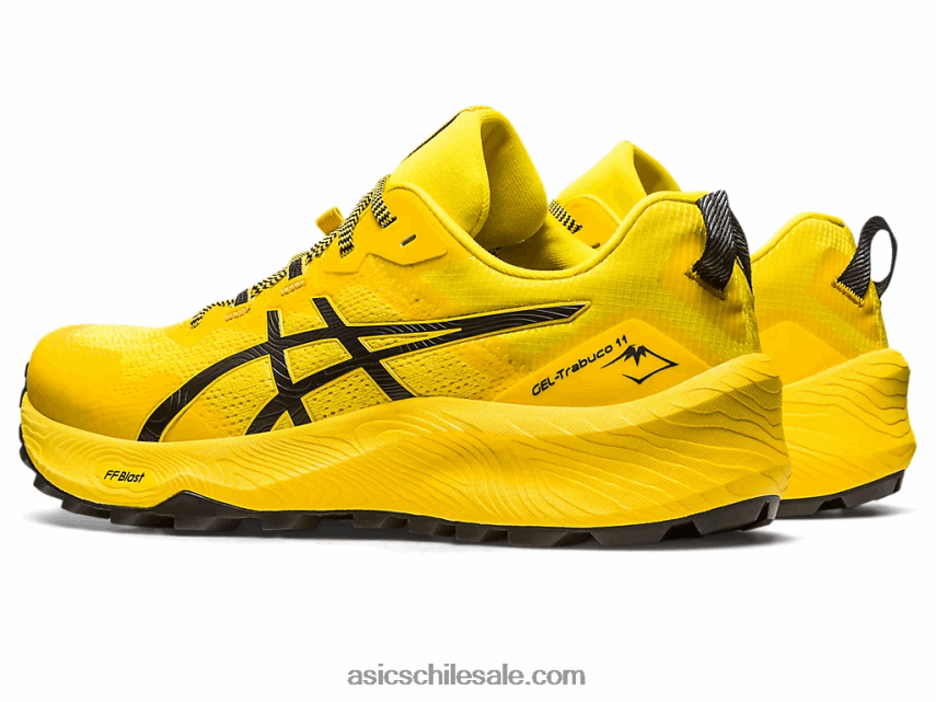 hombres Asics gel-trabuco 11 R8N446230 amarillo dorado/negro