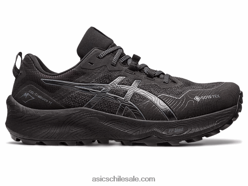 hombres Asics gel-trabuco 11 gtx R8N44664 negro/gris portador