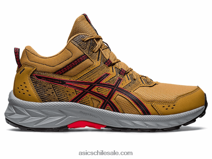 hombres Asics gel-venture 9 mt R8N446121 bronceado presidio/rojo eléctrico