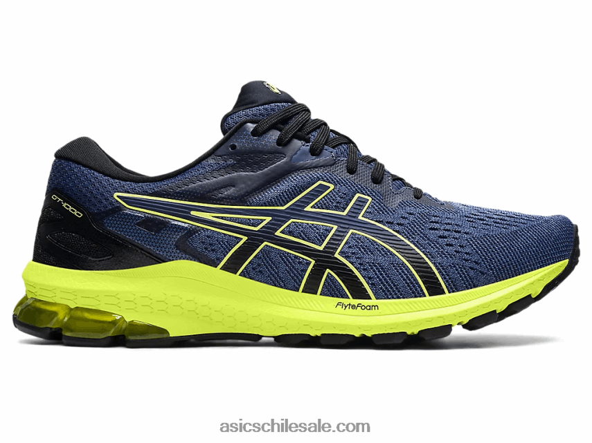 hombres Asics gt-1000 10 R8N4461870 azul tormenta/azul trueno