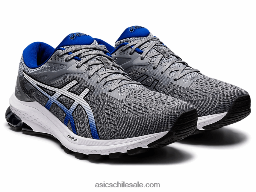 hombres Asics gt-1000 10 extra ancho R8N4461598 tablaroca/azul mónaco