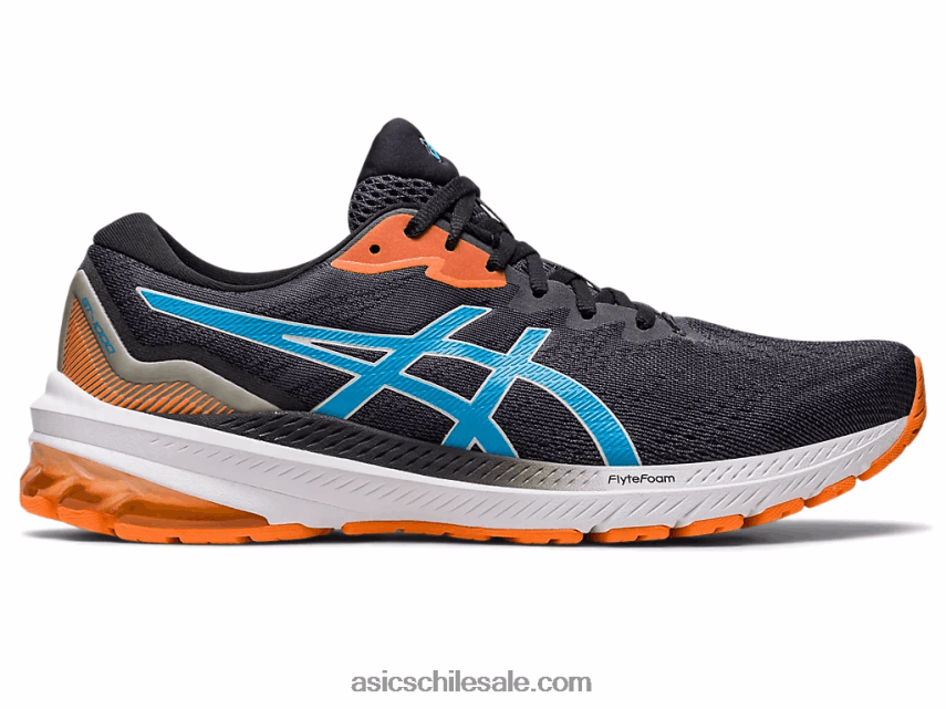 hombres Asics gt-1000 11 R8N446438 negro/azul isla