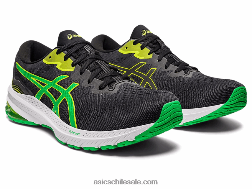 hombres Asics gt-1000 11 R8N446608 negro/cilantro