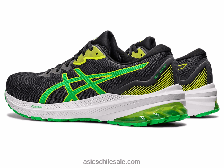 hombres Asics gt-1000 11 R8N446608 negro/cilantro
