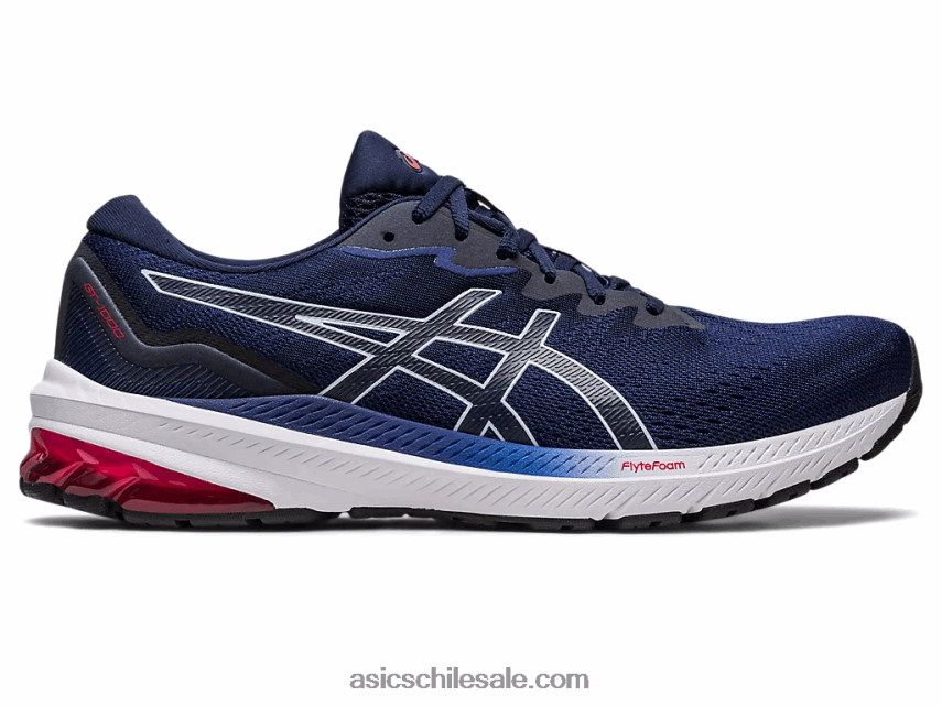 hombres Asics gt-1000 11 de ancho R8N446495 azul índigo/medianoche