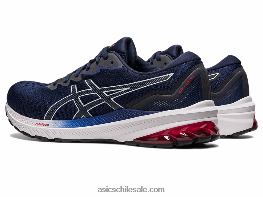 hombres Asics gt-1000 11 de ancho R8N446495 azul índigo/medianoche