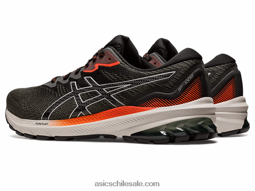hombres Asics gt-1000 11 tr baño en la naturaleza R8N446812 baño de naturaleza/oliva