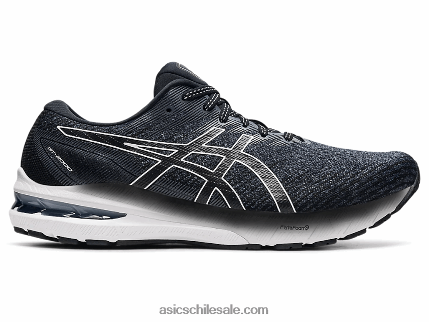 hombres Asics gt-2000 10 R8N4461684 blanco negro