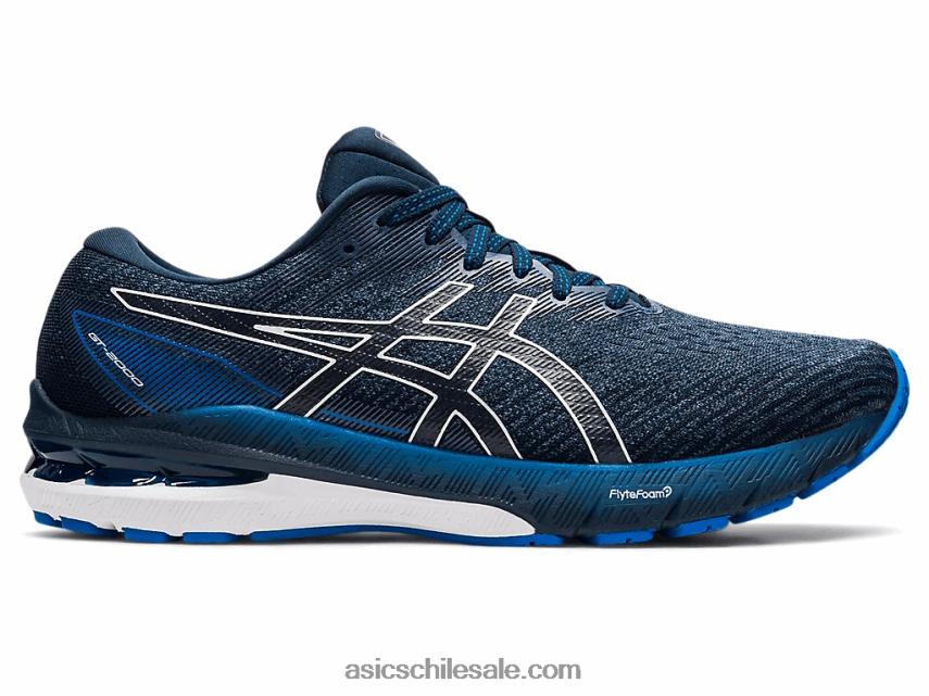 hombres Asics gt-2000 10 R8N4461697 azul trueno/azul francés