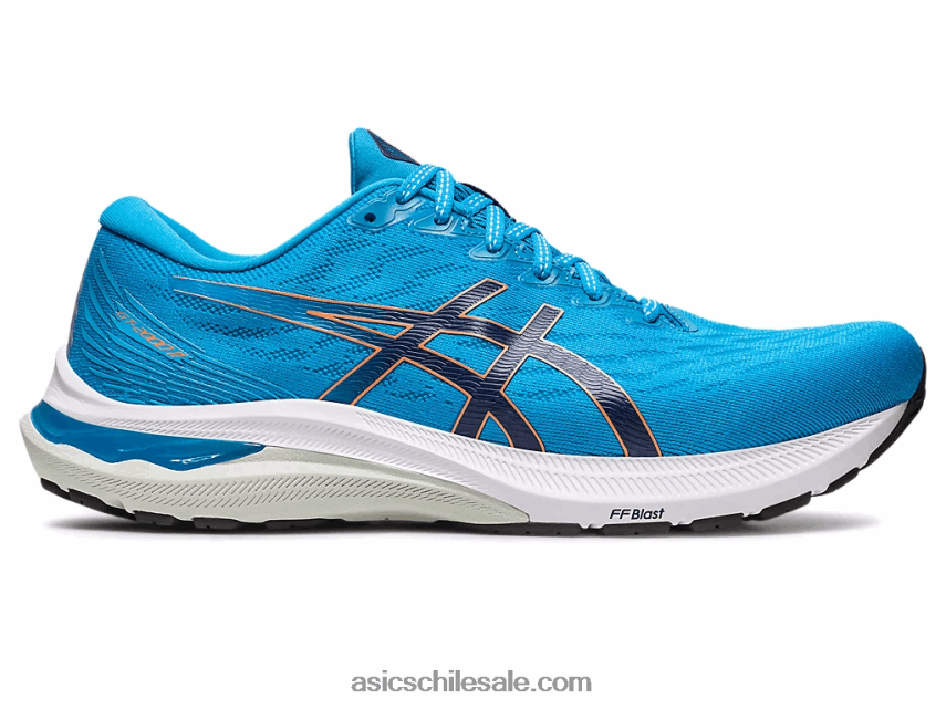 hombres Asics gt-2000 11 R8N446680 azul isla/azul índigo
