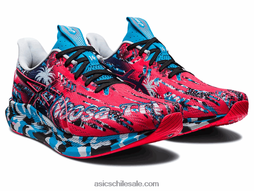 hombres Asics noosa tri 14 R8N446365 rosa diva/negro