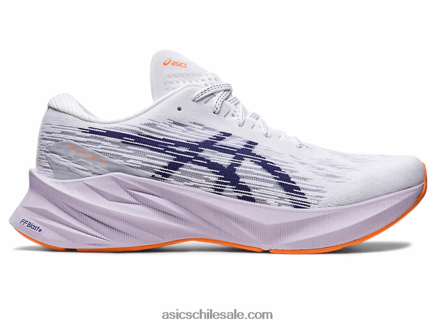hombres Asics novablasto 3 R8N446381 blanco/azul índigo