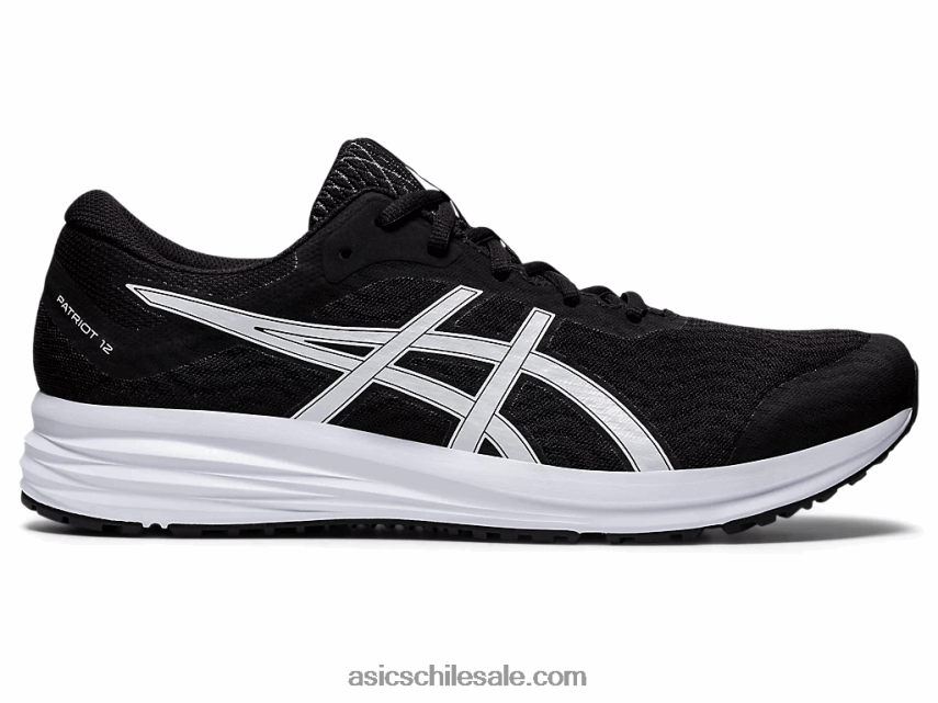 hombres Asics patriota 12 R8N4461865 blanco negro
