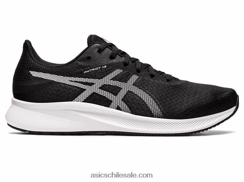hombres Asics patriota 13 R8N446693 blanco negro