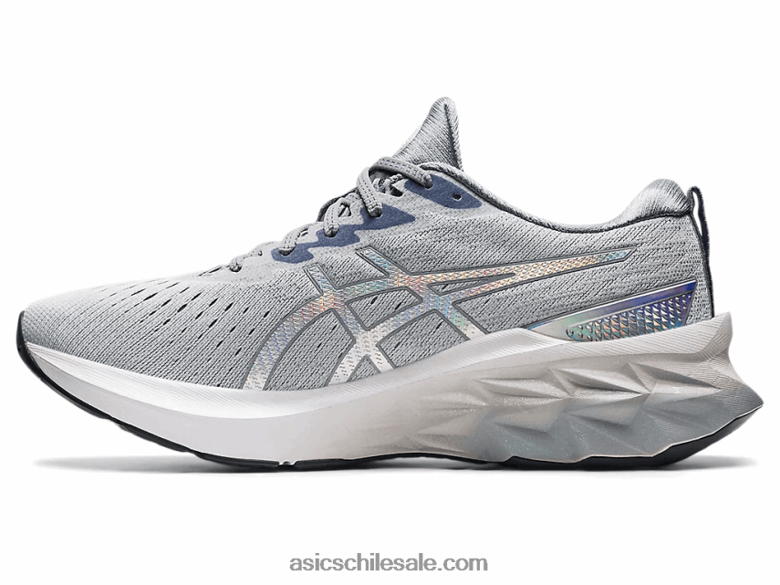 hombres Asics platino novablast 2 R8N4461839 gris piedmont/blanco