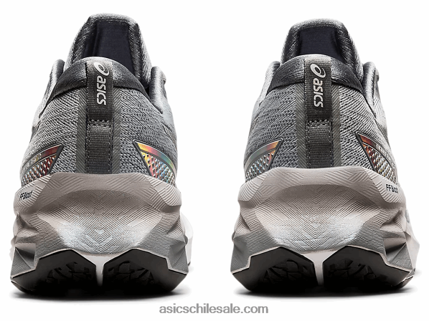 hombres Asics platino novablast 2 R8N4461839 gris piedmont/blanco