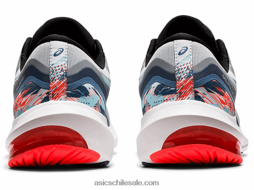 hombres Asics pulso de gel 13 R8N4461762 gris piedmont/azul trueno