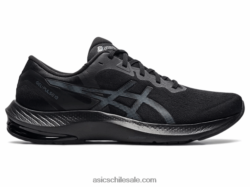 hombres Asics pulso de gel 13 R8N4461848 negro/metrópolis