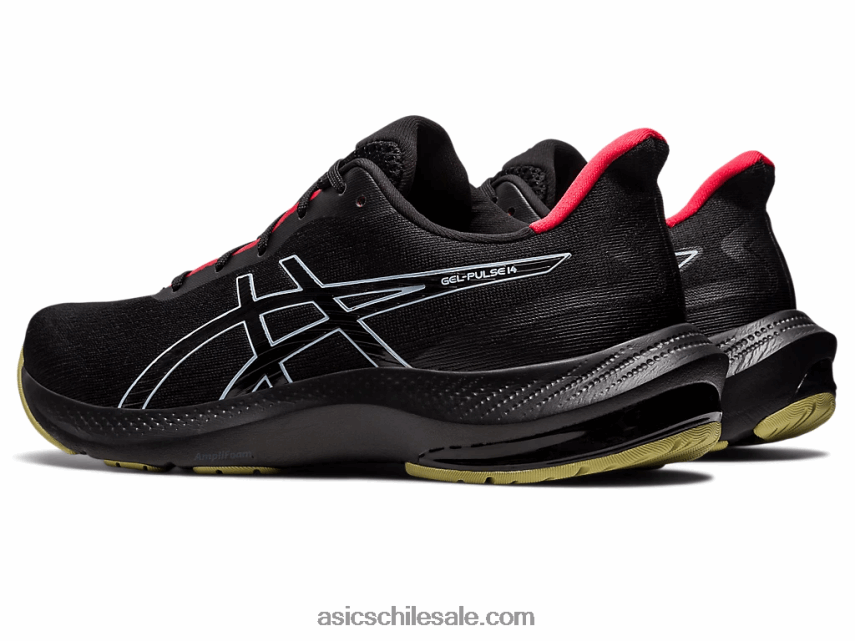 hombres Asics pulso de gel 14 R8N446460 cielo negro