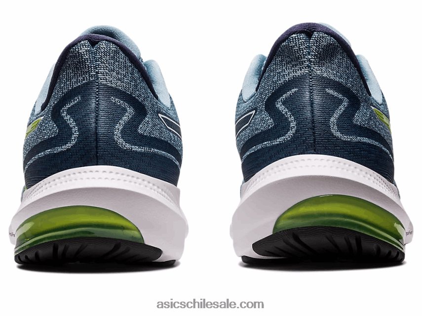 hombres Asics pulso de gel 14 R8N446528 acero ligero/ralladura de lima